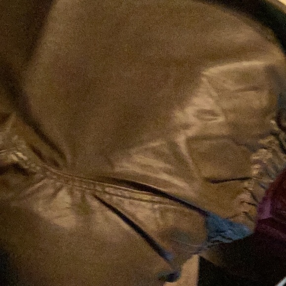 NWOT DG2 WAshable leather like brown jeans 1X, gorgeous - Picture 1 of 4